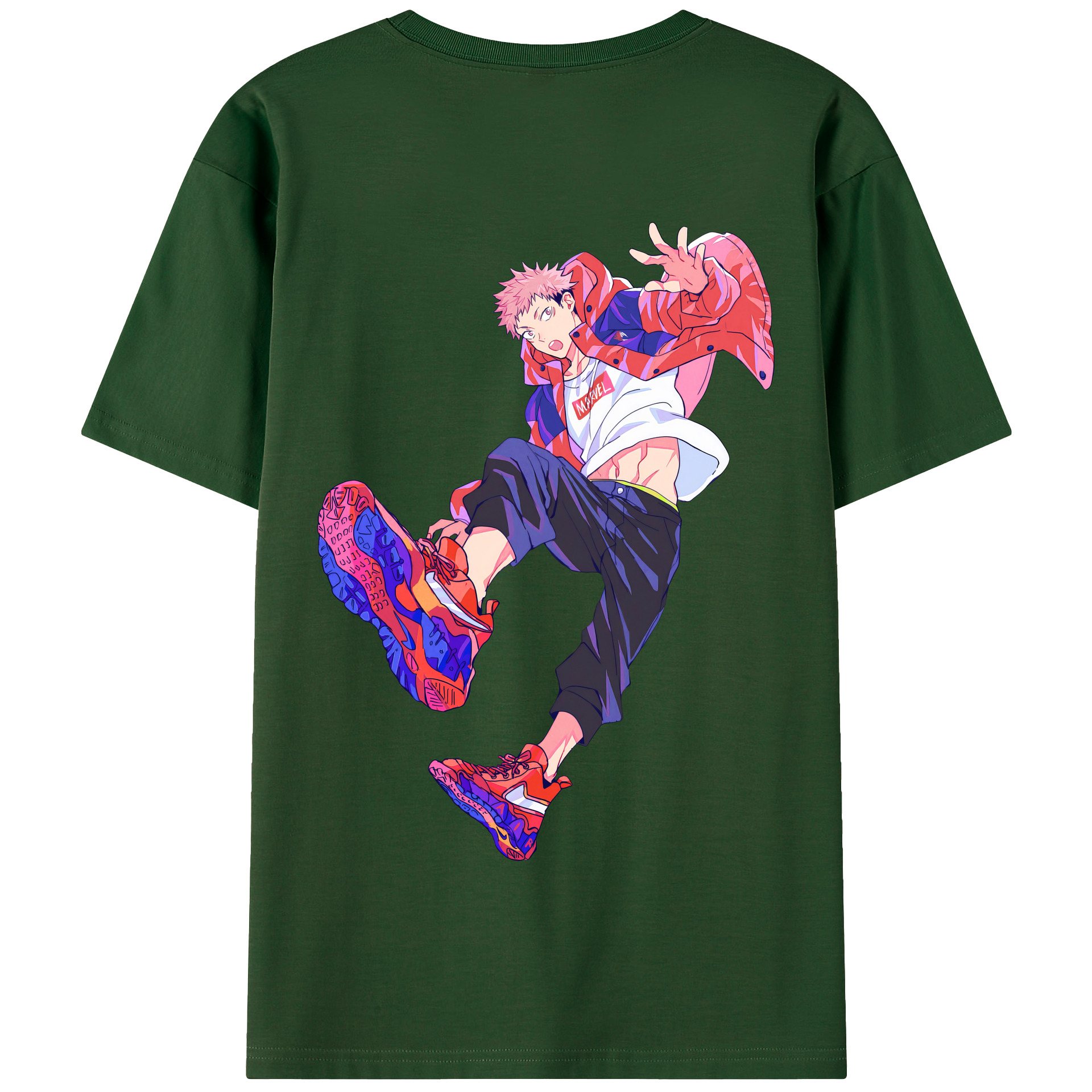 （画像用） 呪術廻戦 Jujutsu Kaisen 綿100％半袖Tシャツ（背面プリント）
